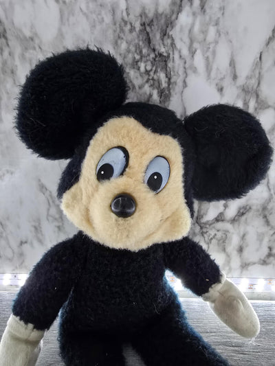 1970's Vintage Walt Disney Mickey Mouse Plush Stuffie