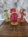 1990's Winnie the Pooh, Tigger and Rabbit small plastic figurines