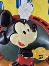 1981 Vintage Walt Disney Mickey Mouse Talking Time Clock Pull Sting to Activate by Mattel