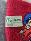 1986 Vintage McDonalds Walt Disney Fivel from "American Tale" Mini Christmas Stockings-Set of Two