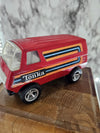 1970's Vintage Mini Pressed Steel Metal Red Tonka Van