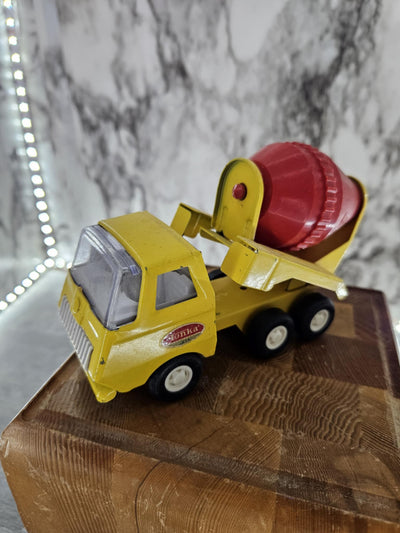 1970's Vintage Mini Pressed Steel Metal Tonka Mixer