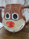 1970's Vintage Nestle Quik Rabbit Brown Plastic Mug with The Ears as Handles