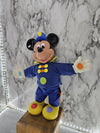 1990's Vintage Walt Disney Mickey Mouse Musical Band Leader Doll Honks when Stomach and Feet are Pressed- Made by Mattel