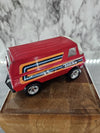 1970's Vintage Mini Pressed Steel Metal Red Tonka Van