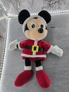 1988 Vintage Walt Disney Playskool Mickey Mouse Santa Claus Plush Stuffie