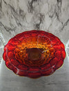 1970's Vintage Tiara Indiana Glass Sunset Amerina Constellation Flared Fruit Bowl