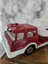 1970's Vintage Mini Metal Fire Truck by Tootsie Toys-Made in China