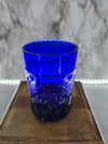 1980's Vintage Colbalt Blue L.G. Wright Tumblers set of 4