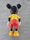 1970's Vintage Walt Disney Productions Plastic Mickey Mouse Jointed Figure by Remco