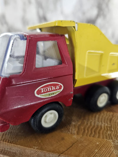 1970's Vintage Mini Pressed Steel Metal Tonka Dump Truck