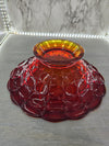 1970's Vintage Tiara Indiana Glass Sunset Amerina Constellation Flared Fruit Bowl