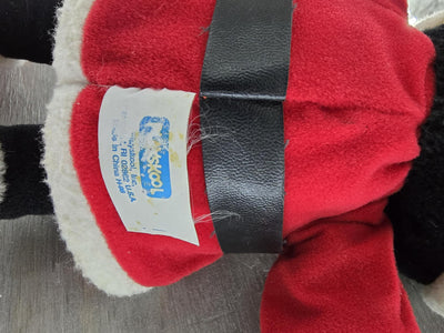 1988 Vintage Walt Disney Playskool Mickey Mouse Santa Claus Plush Stuffie