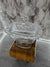 1960's Vintage Indiana Glass Crystal Clear Laced Edged Candy Dish with Lid