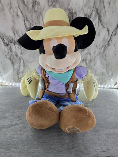 Modern Disney Store Exclusive Mickey Mouse Club "Talent Round Up Day" Mickey Cowboy Plushie