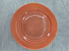 1950's Vintage Hazel Atlas Milk Glass Rust colored Dinner Plate