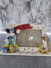 1990's Vintage Holson Walt Disney 3-D Characters Mickey, Pluto and Puppies Picture Frame