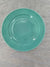 1950's Vintage Hazel Atlas Milk Glass Teal Dinner Plate