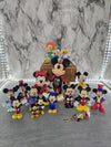 Vintage/ Modern Walt Disney Collection of Disney Characters Mickey, Minnie, Daisy. Donald-Set of 17