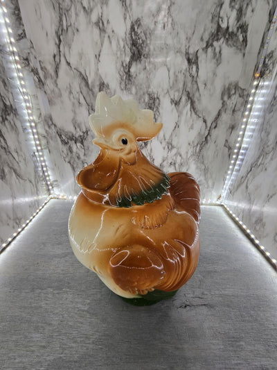 1940's Antique Ceramic Sierra Vista Rooster Cookie Jar from the California Pottery Company