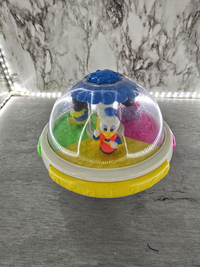 1992 Vintage Disney "Melody Lights go round" Baby Light Up Music Floor Toy