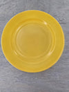 1950's Vintage Hazel Atlas Milk Glass Canary Yellow Dinner Plate