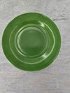 1950's Vintage Forest Green Hazel Atlas Milk Glass Salad Plate