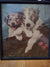 1950's Vintage Poster of two Collie Lassie Puppies-In a Wood frame with Glass