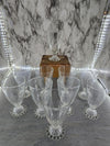 1950's Vintage Anchor Hocking Berwick Boopie Bubble Footed Water/Wine Goblets-Set of 10