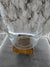 1920's Antique Depression Glass Ribbed Clear Mixing Bowl with Spout