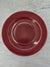 1950's Vintage Hazel Atlas Milk Glass Rust colored Salad plate