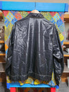 1970's Vintage Nylon Johnnie Owens Buccaneer Black Windbreaker Motorcycle jacket