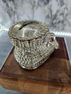 Vintage Silver-Plated Leonard Baby Bootie Coin Bank made in Japan