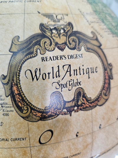 1980's Vintage Readers Digest  Light up Globe