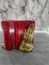 1960's Vintage Ceramic Sand filled Bible Bookends- Made in Japan