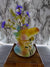 1950's Vintage Ceramic Parrekeet Planter