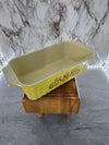 1950's Vintage Nortic Ware Cast Aluminum Yellow Bread Loaf Pan