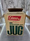 1966 Vintage Coleman Snow-Lite Green 2 Gallon Drink Jug with cup in original box