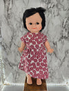 1960's Vintage Uneeda Walker Doll Black hair, Brown eyes