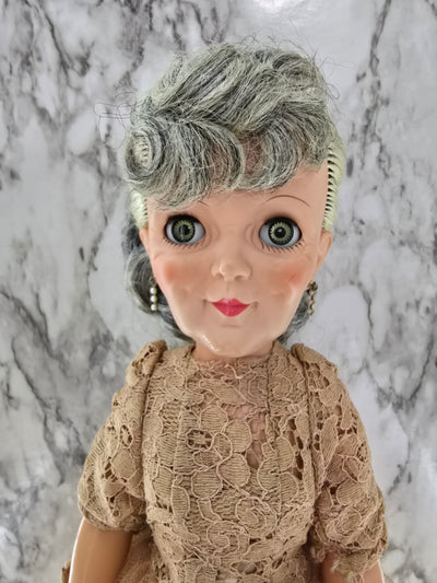 1950's Vintage Rare Jolly Time Toys Granny Kins Revlon Grand Mother Doll