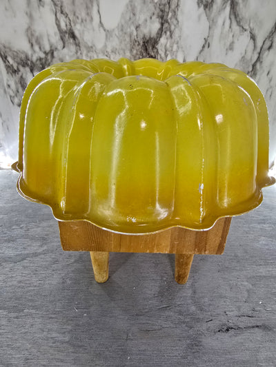 1970's  Vintage Northland USA Aluminum  Yellow Bundt Cake Pan