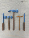 Vintage Childs Toy Wooden Tool set- Hammers and Screw Drivers