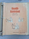 1969 Vintage Vocational Education Office Health Assistant  Course Textbook in original  3-ring binder