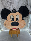 1990's Vintage Walt  Disney Mickey Mouse  Puffa Lump Head Pillow