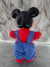 1980's Vintage Walt Disney Mickey and Minnie Mouse  Learn to Dress Me Dolls by Mattel