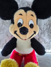 1970's Vintage Walt Disney Characters Mickey Mouse Plush Stuffie