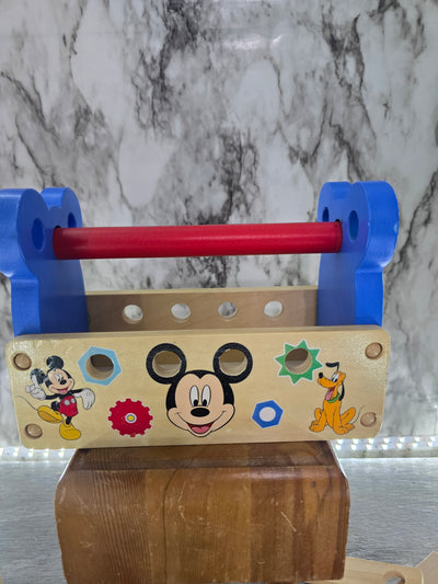 Modern Walt Disney Melissa  and Doug Mickey Mouse Club Wooden Tool Box