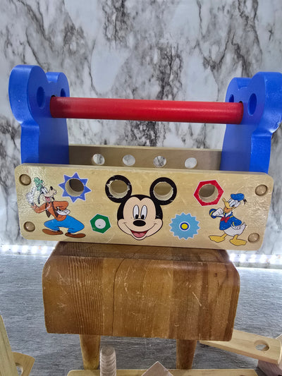 Modern Walt Disney Melissa  and Doug Mickey Mouse Club Wooden Tool Box