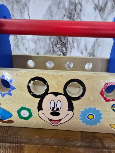 Modern Walt Disney Melissa  and Doug Mickey Mouse Club Wooden Tool Box