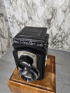 1940's Vintage Ciro-Flex Rapax Model E Twin Lense Reflex Camera with  leather case